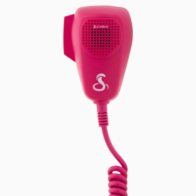 cobra-pink-premium-dynamic-4-pin-replacement-cb-microphone-9-ft-cord-compatible- image 1