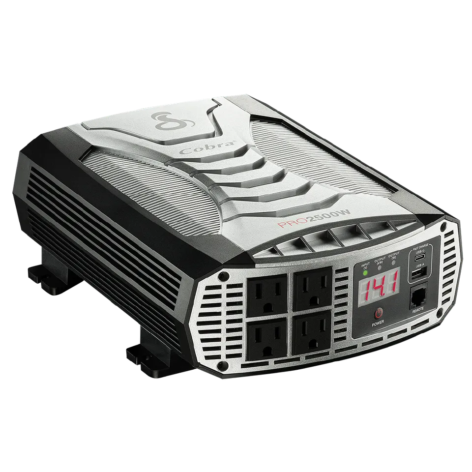 cobra-pro-2500w-professional-power-inverter-with-4-gfci-outlets-usb-c image 1