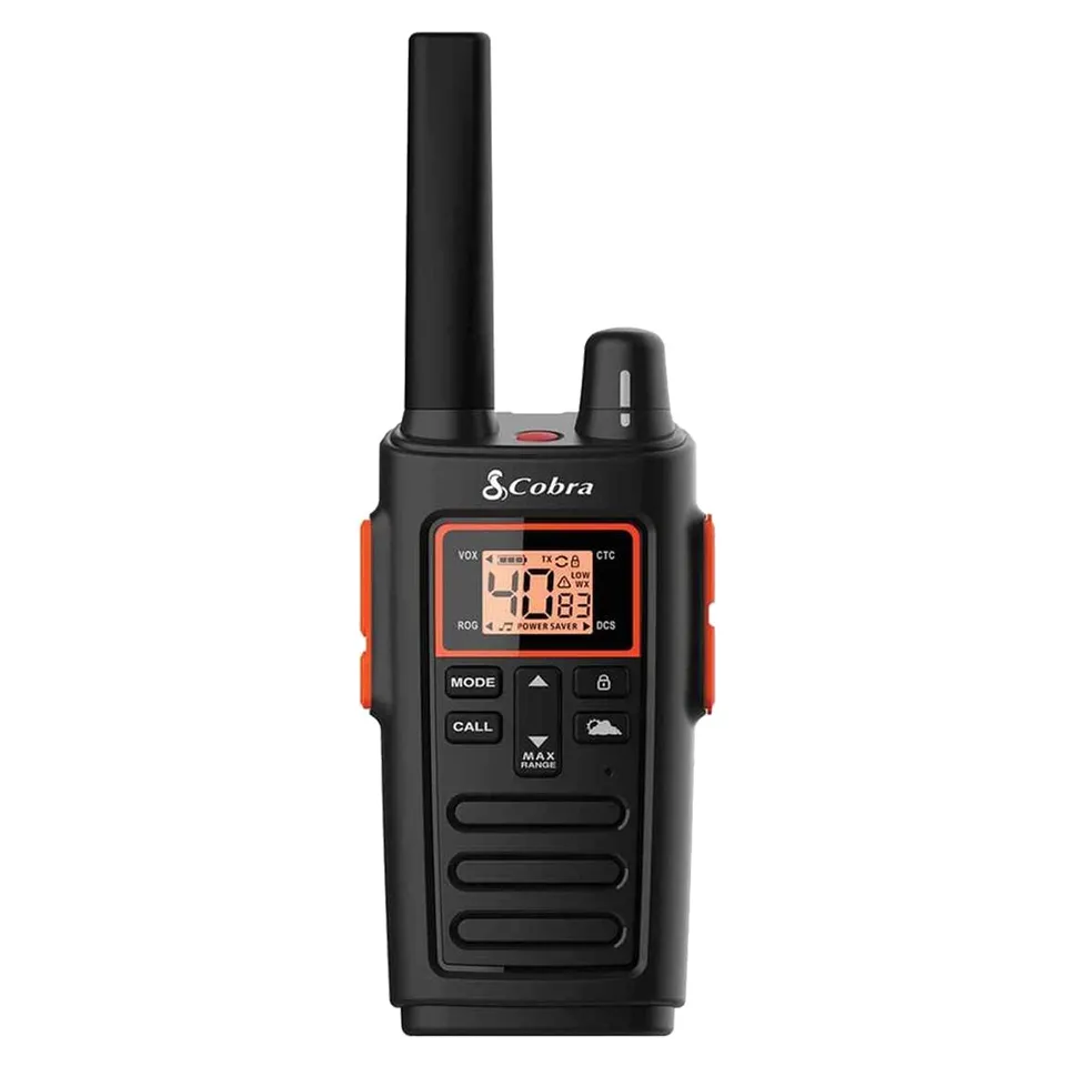 cobra-rx380-2-pack-weather-resistant-walkie-talkies-with-noaa-alerts-led-flashli image 1