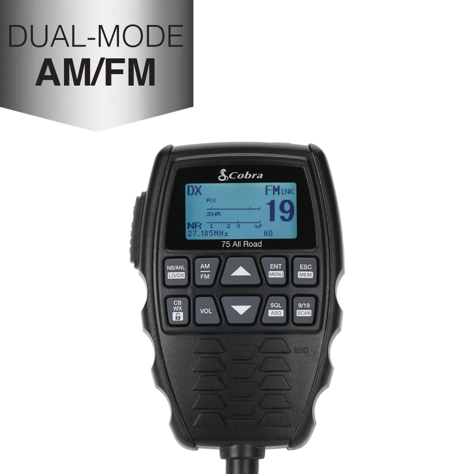 cobra-75-all-road-wireless-cb-radio-bluetooth-am-fm-ip66-waterproof-digital-nois image 1