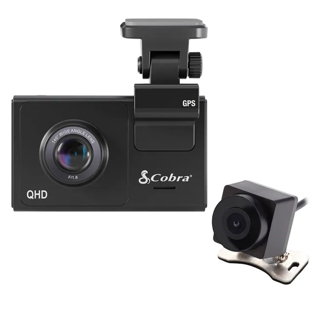 cobra-sc-200-rear-view-bundle-dash-cam-with-front-and-rear-cameras image 1