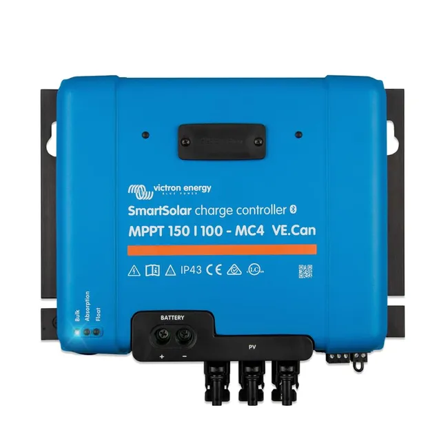victron-energy-smartsolar-mppt-150-100-mc4-ve-can-solar-charge-controller-12-24- image 1