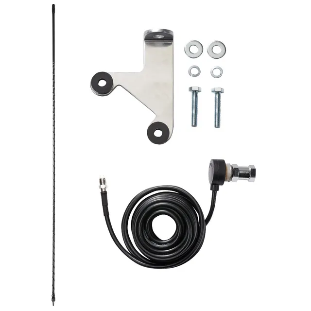 cobra-jeep-spare-tire-mount-cable-and-cb-antenna-kit image 1