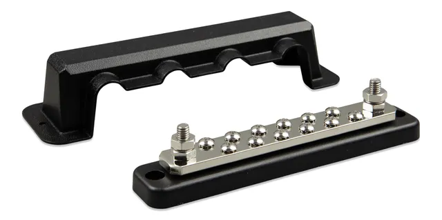 victron-energy-busbar-250a-70v-2-connection-points-with-cover-and-12-screws-red image 1
