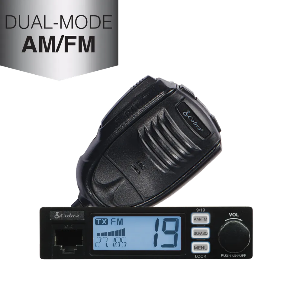 cobra-19-mini-am-fm-compact-cb-radio-with-color-lcd-display image 1