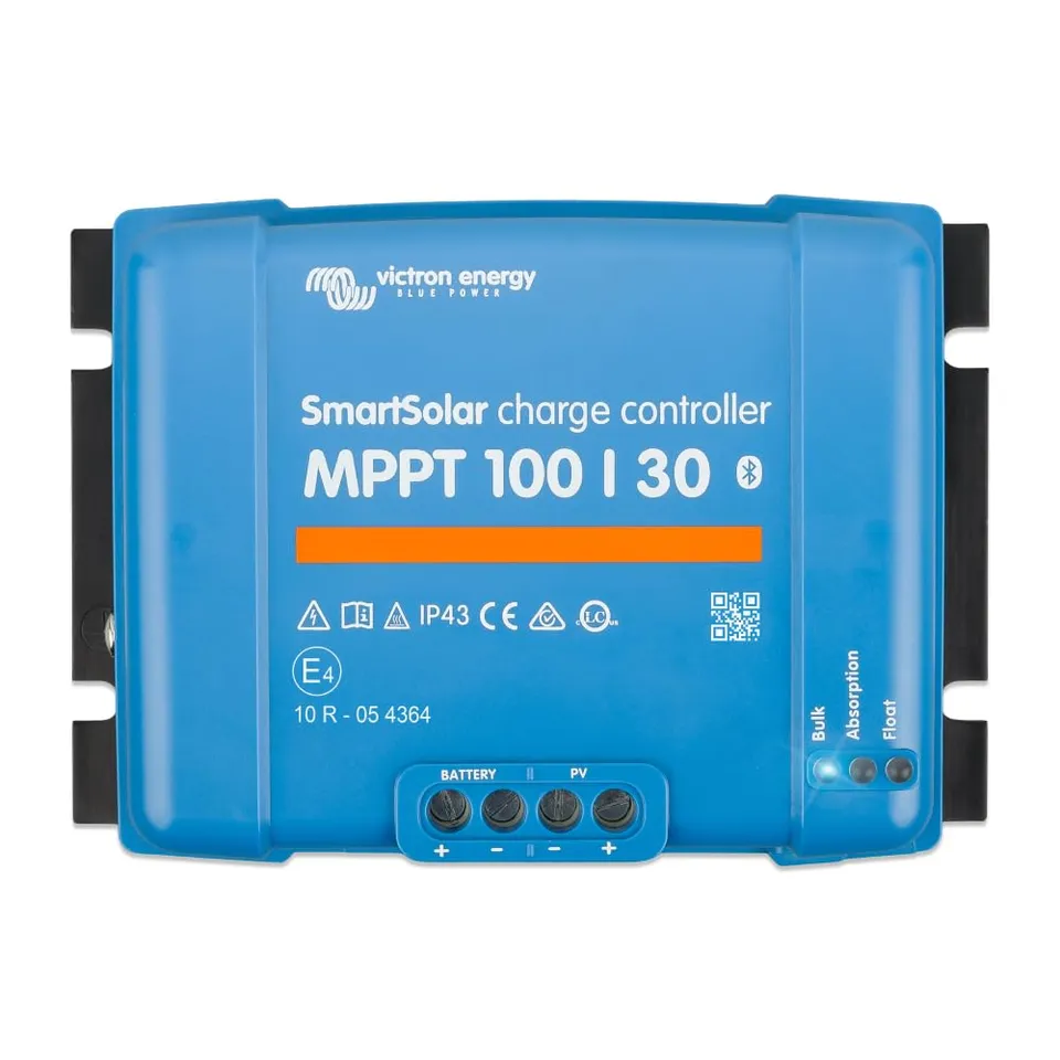 victron-energy-smartsolar-mppt-solar-charge-controller-100v-30a-12-24v-with-blue image 1
