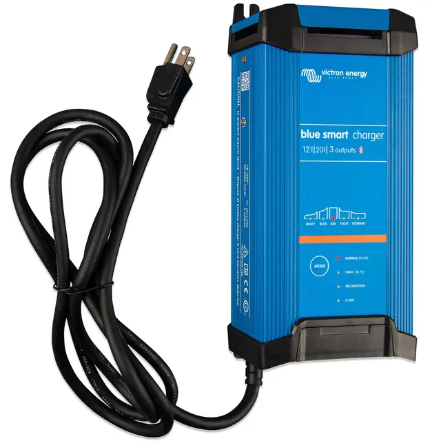 victron-energy-blue-smart-ip22-12v-20a-battery-charger-with-3-outputs-and-blueto image 1