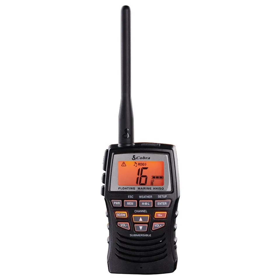 cobra-mr-hh150-flt-handheld-vhf-marine-radio-floating image 1