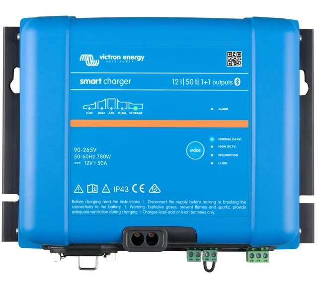 victron-energy-smart-ip43-charger-12v-50a-120-240vac-1-1-with-bluetooth image 1