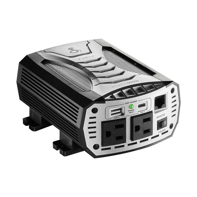 cobra-power-500w-multipurpose-power-inverter-with-fast-charge-usb image 1