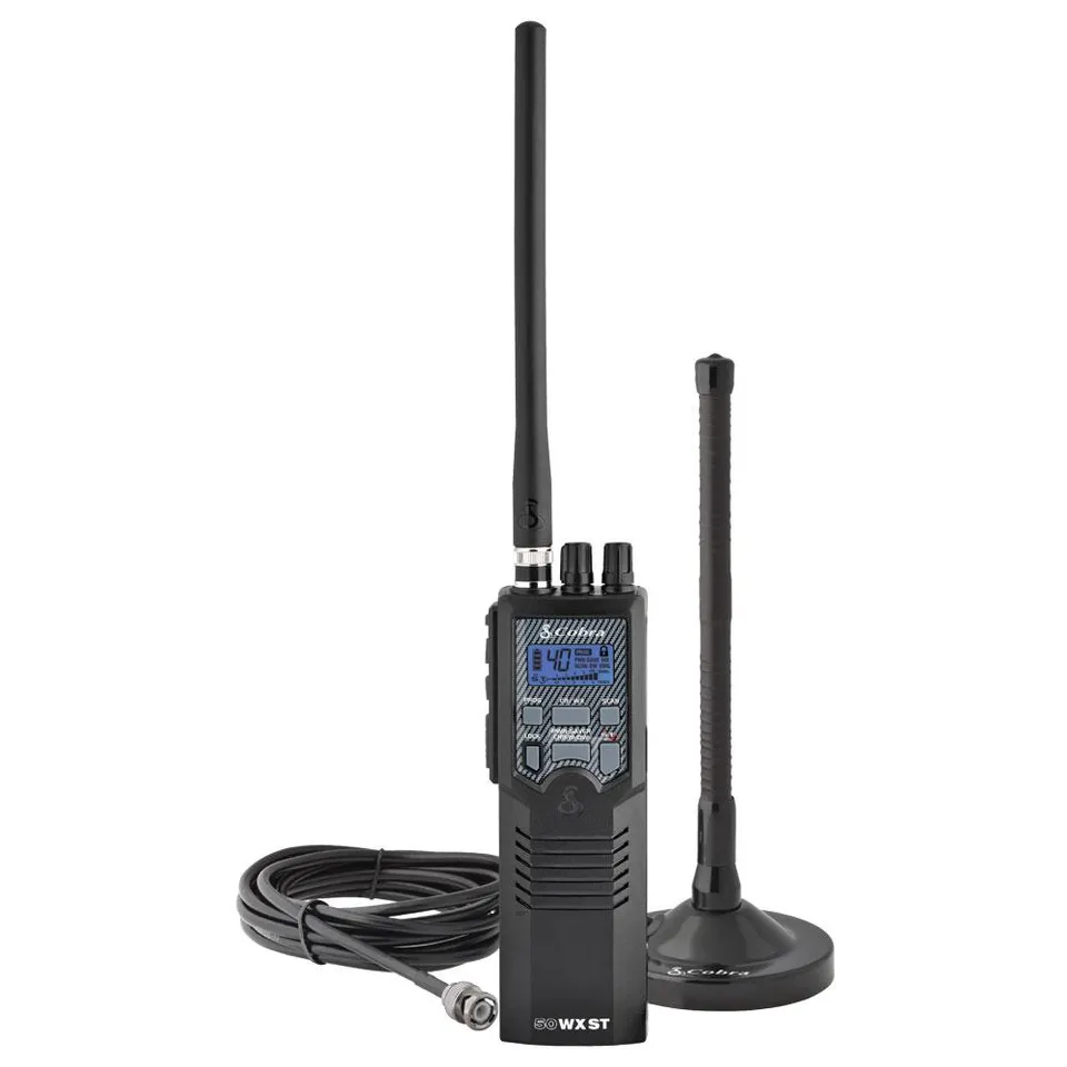 cobra-hh-rt-50-40-channel-cb-radio-with-magnetic-antenna-for-road-trips image 1