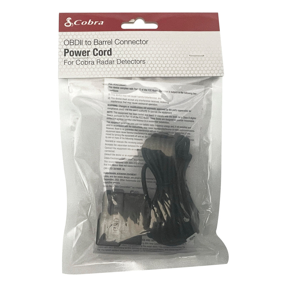 cobra-easy-hardwire-kit-obdii-to-barrel-connector-for-radar-detectors-item-00100 image 6