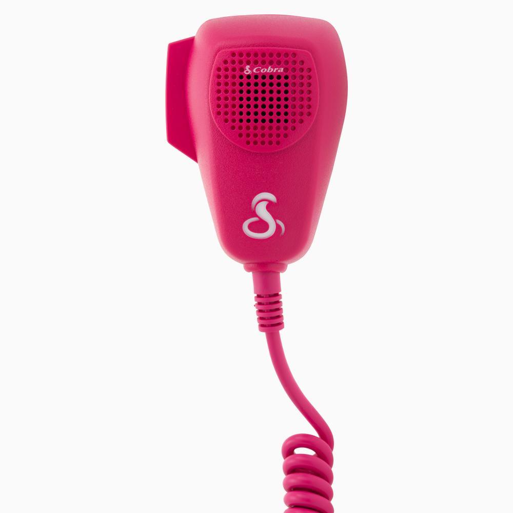 cobra-pink-premium-dynamic-4-pin-replacement-cb-microphone-9-ft-cord-compatible- image 1