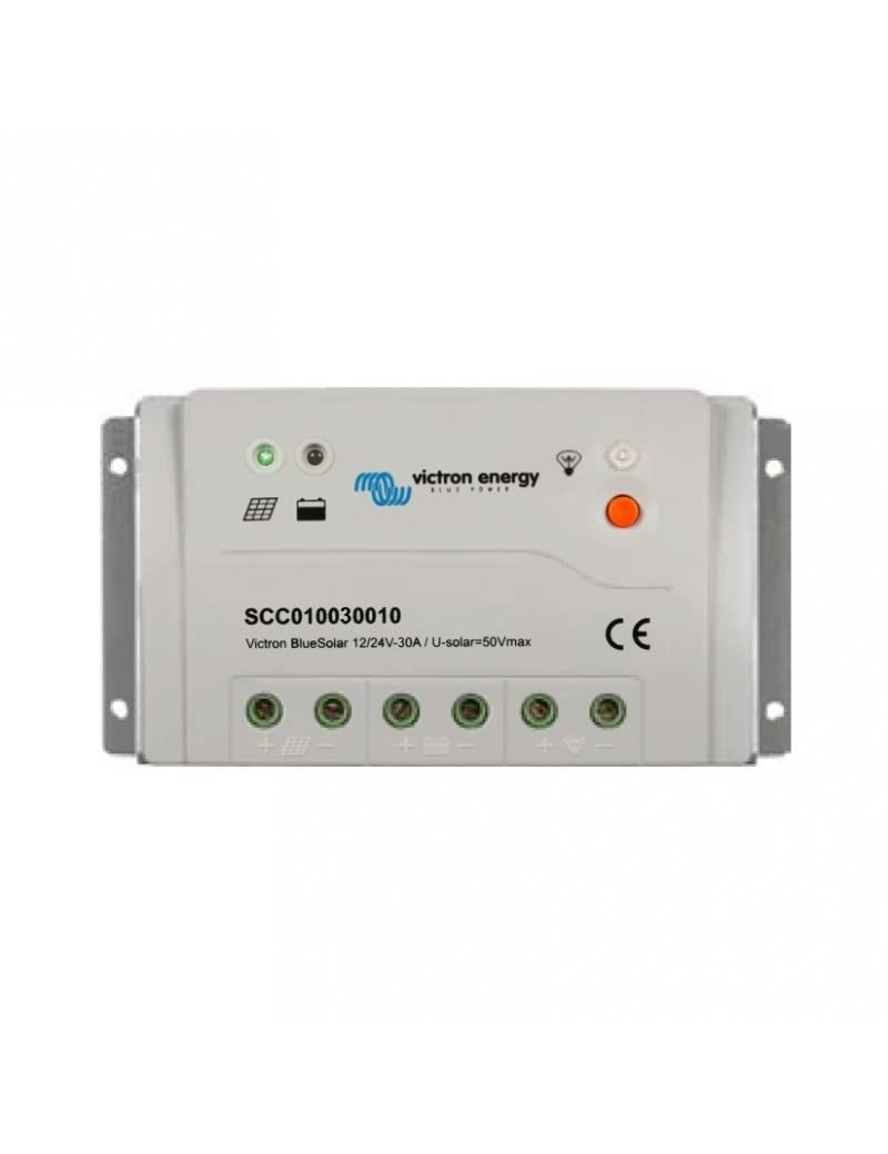 victron-energy-bluesolar-pwm-pro-30a-12-24v-solar-charge-controller-with-low-vol image 1