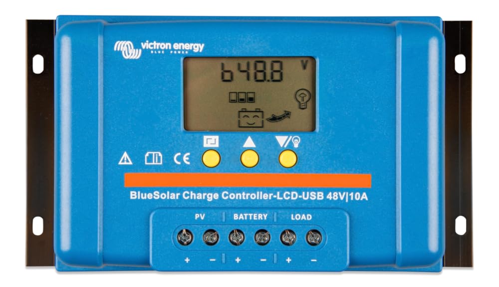 victron-energy-bluesolar-pwm-lcd-usb-48v-10a-solar-charge-controller image 1