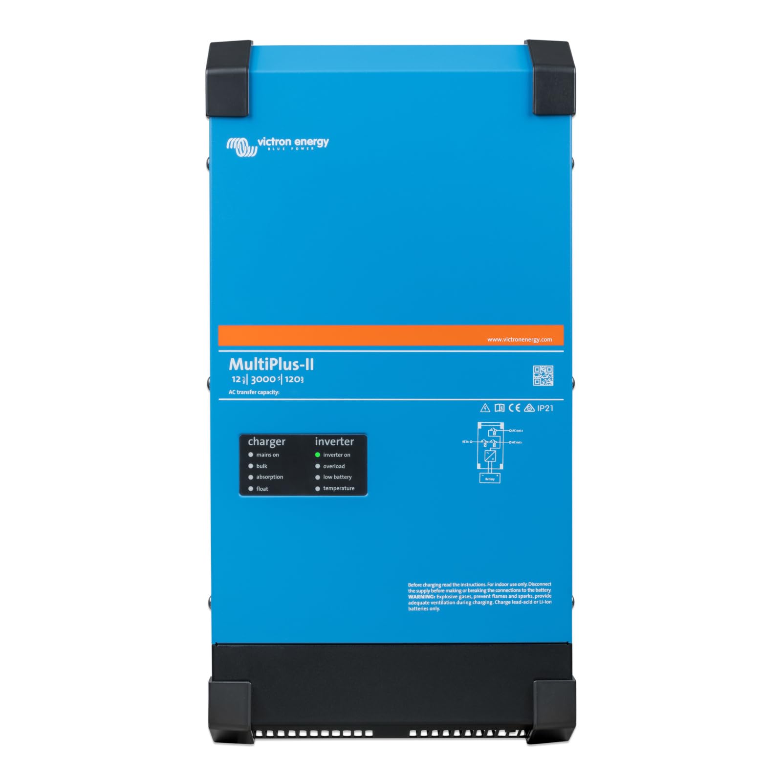 victron-energy-multiplus-ii-12-3000-120-inverter-charger-3000va-pure-sine-wave-w image 1