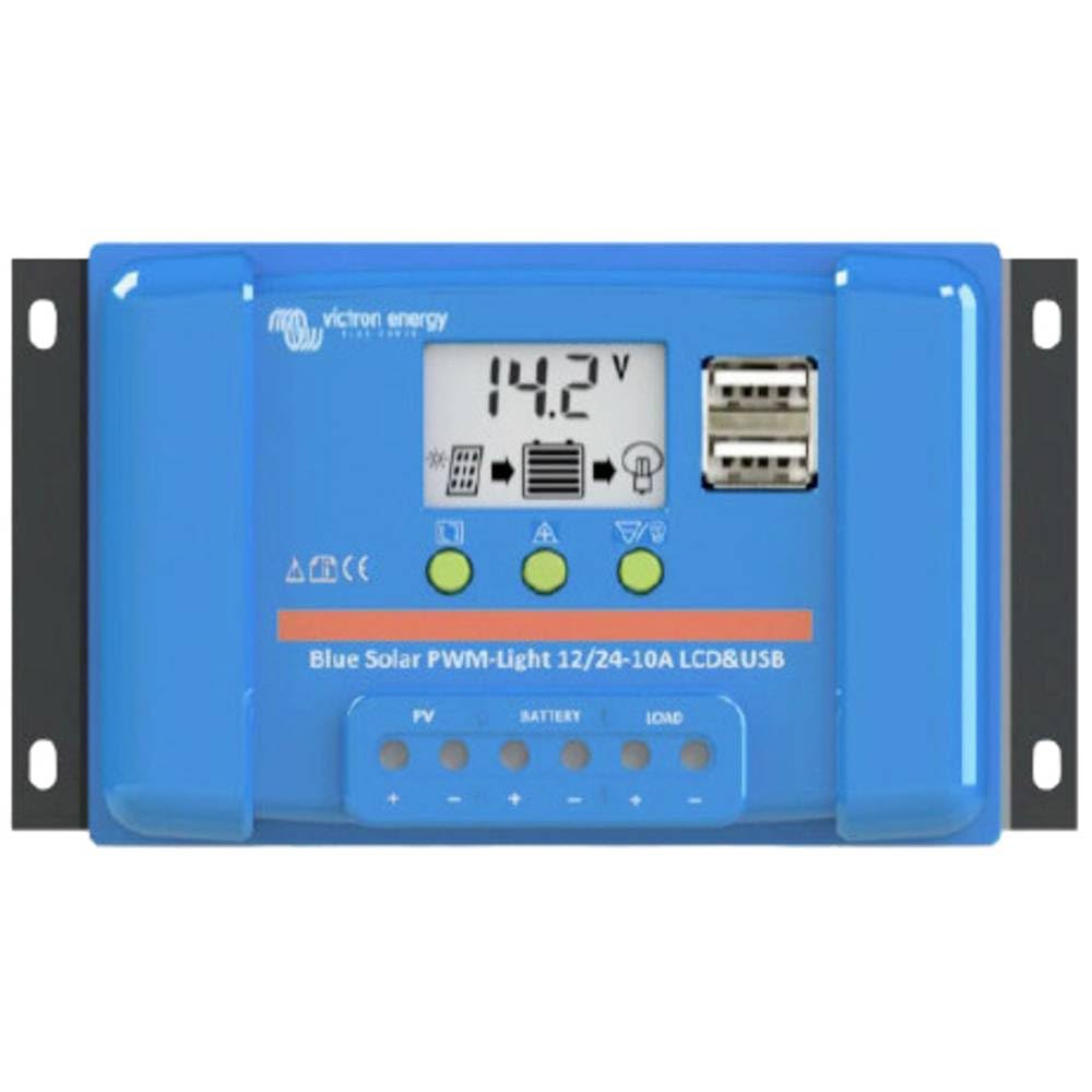 victron-energy-bluesolar-pwm-lcd-usb-12-24-volt-10-amp-charge-controller image 2