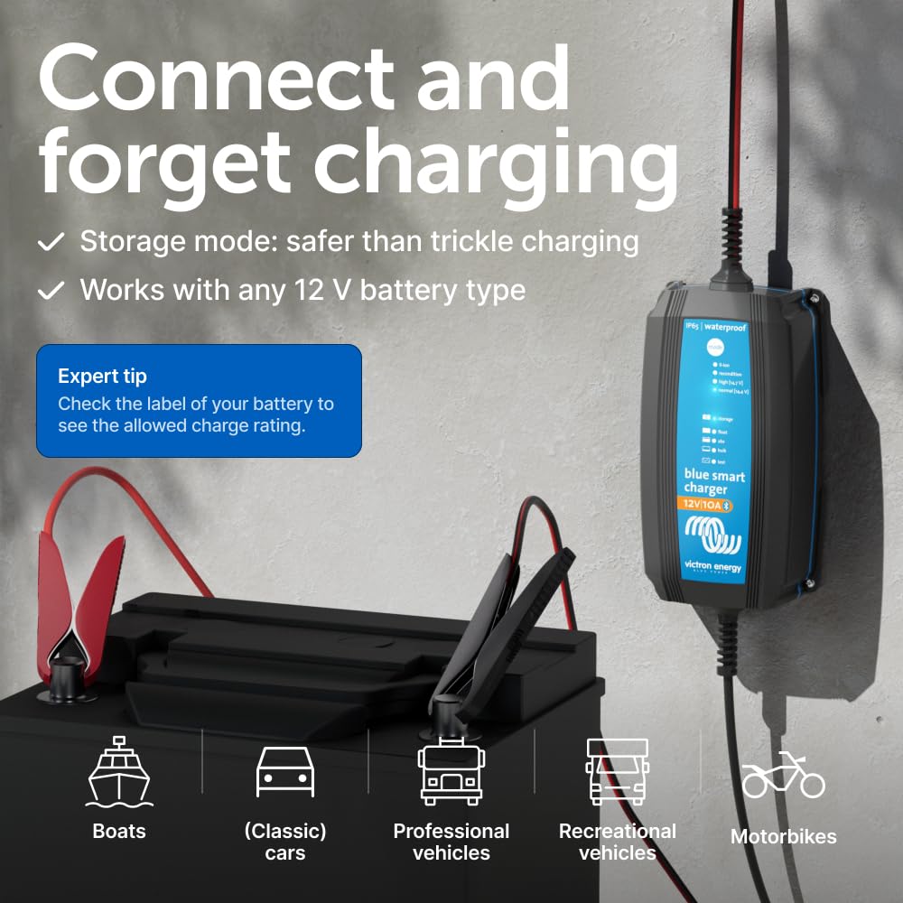 victron-energy-blue-smart-ip65-12v-10a-bluetooth-smart-battery-charger-with-powe image 4