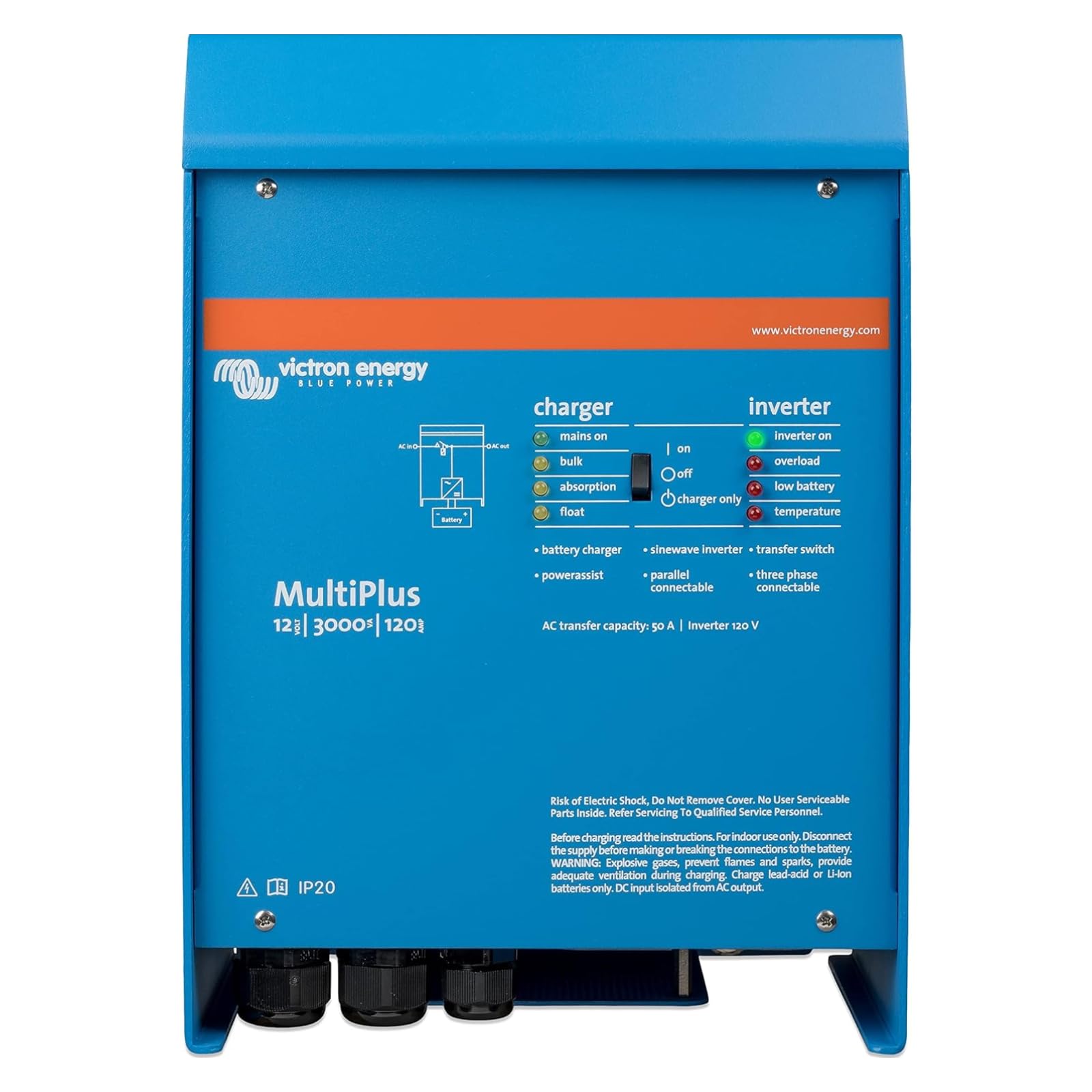 victron-energy-multiplus-3000va-12-volt-pure-sine-wave-inverter-charger-with-pow image 1
