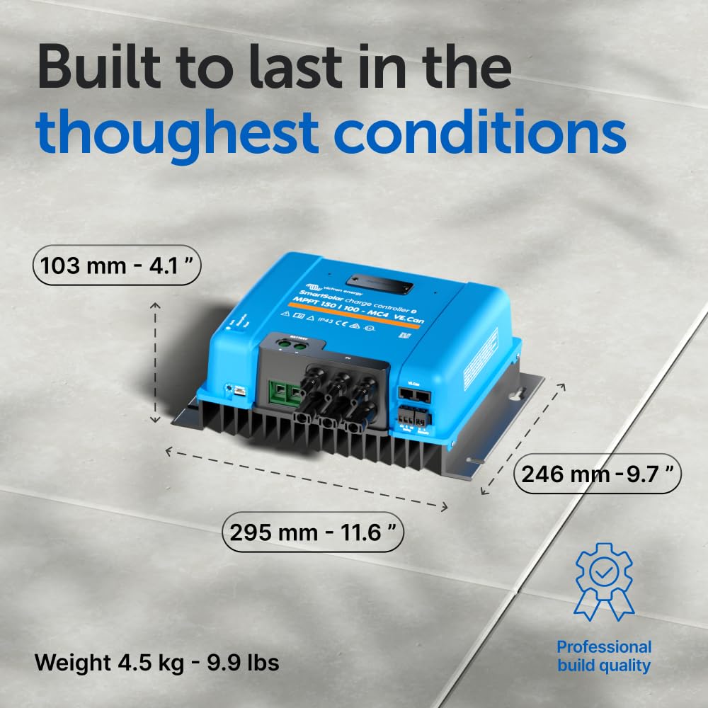 victron-energy-smartsolar-mppt-solar-charge-controller-150v-100a-12-24-36-48-vol image 3