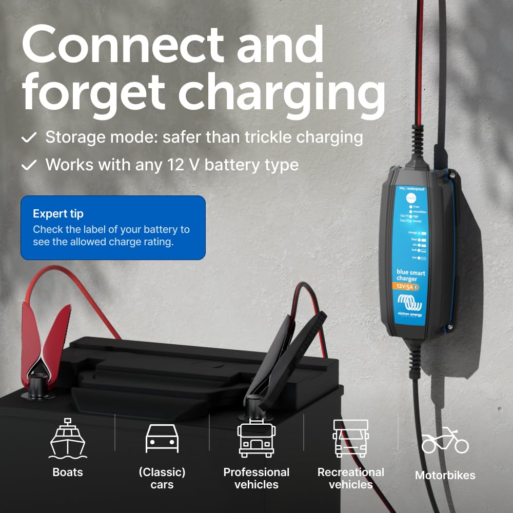 victron-energy-blue-smart-ip65-12v-5a-bluetooth-smart-battery-charger-with-power image 4