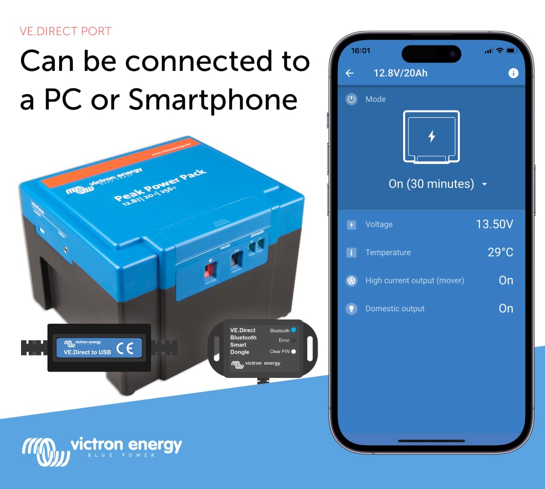 victron-energy-peak-power-pack-12-8v-20ah-256wh-battery-for-caravan-movers image 2