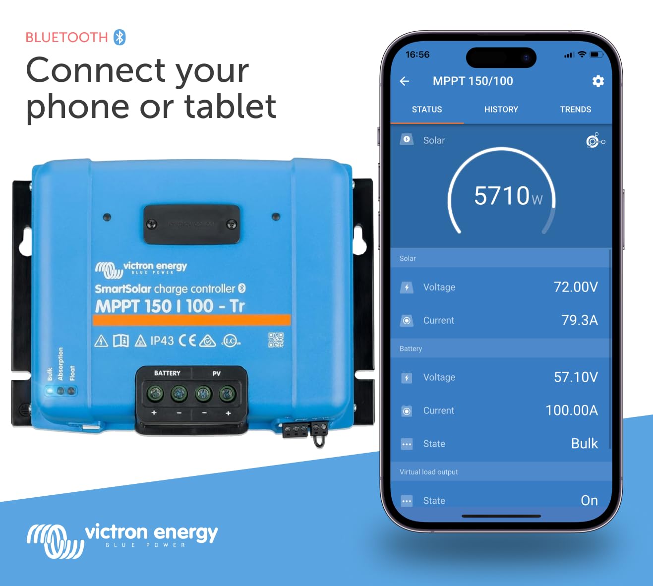 victron-energy-smartsolar-mppt-tr-150v-100a-12-24-36-48v-solar-charge-controller image 2