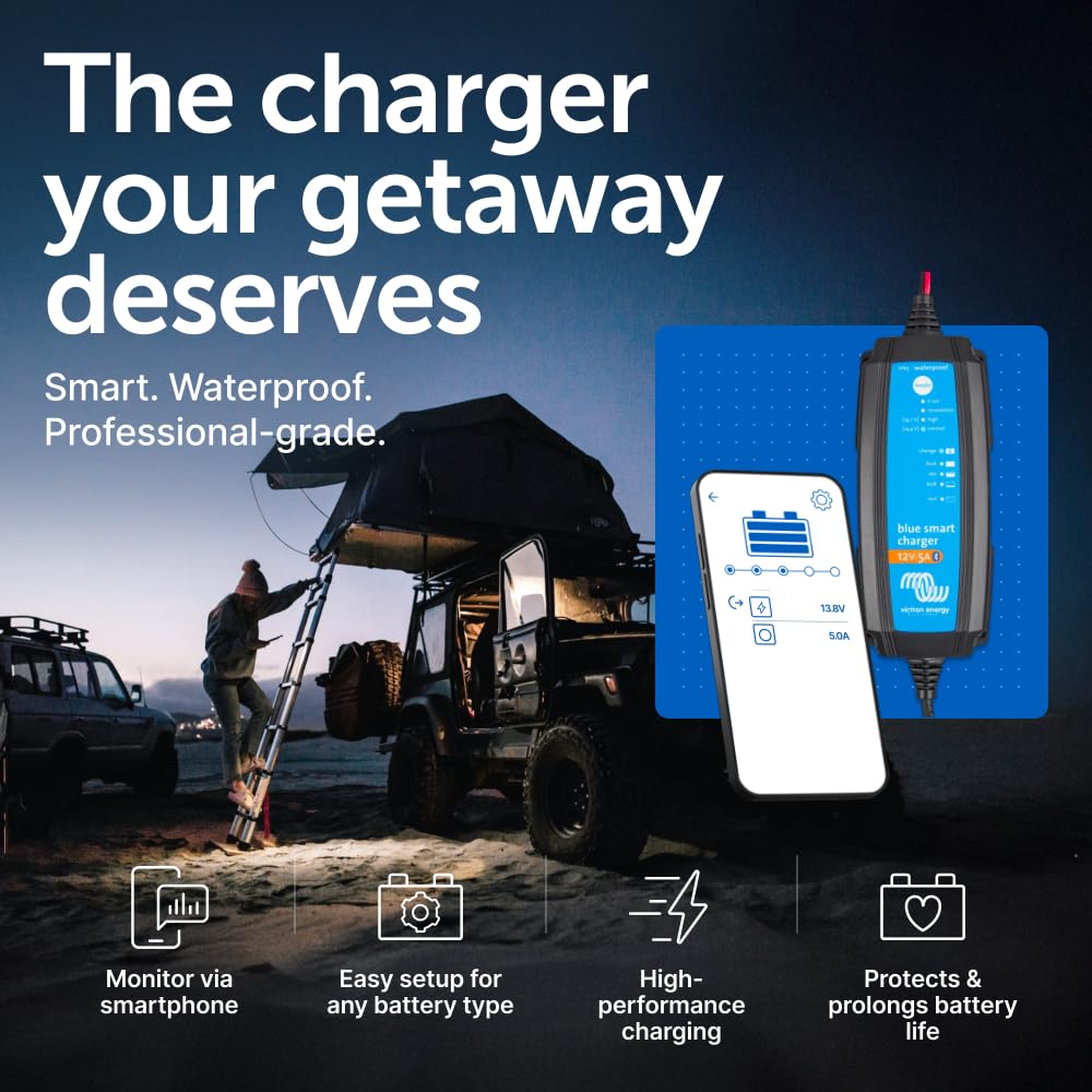 victron-energy-blue-smart-ip65-12v-5a-bluetooth-smart-battery-charger-with-power image 2