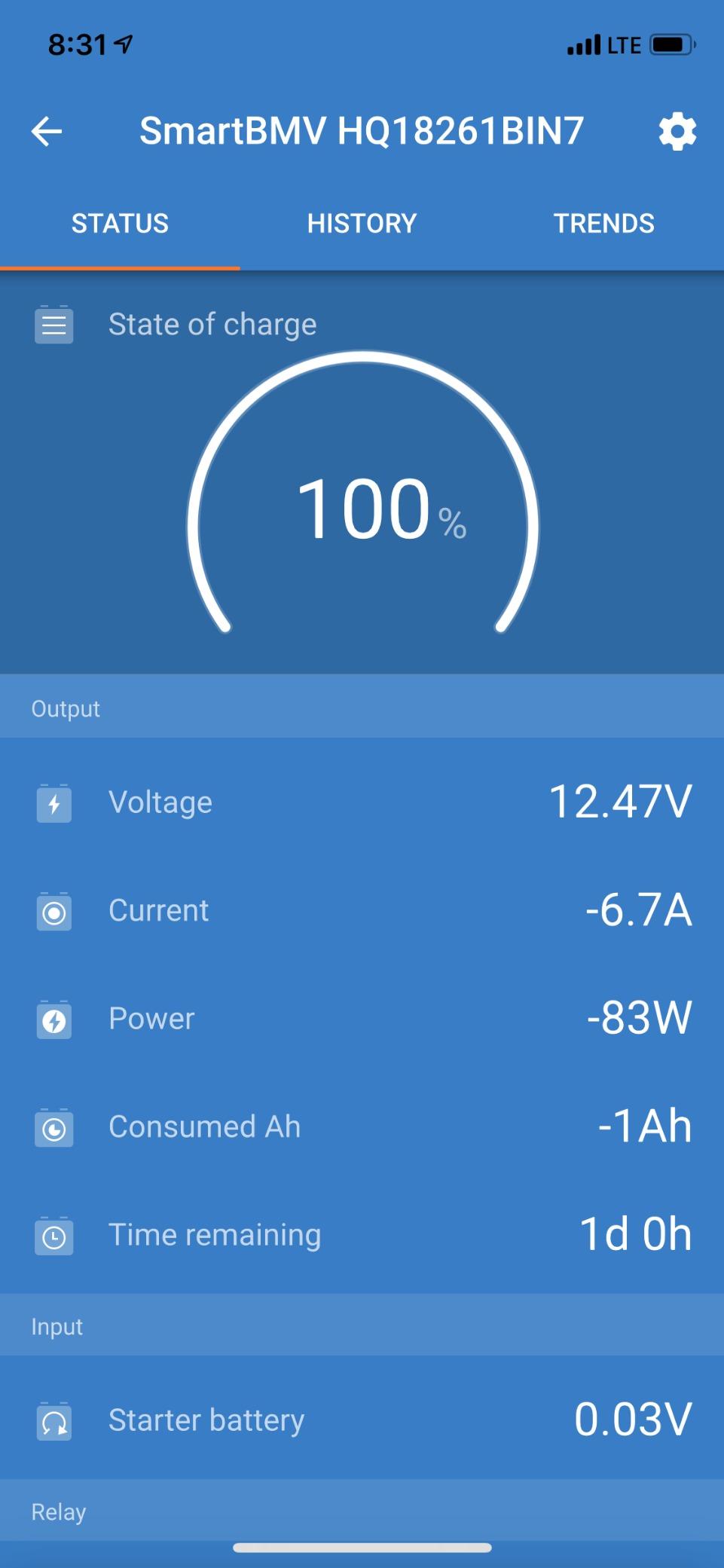 Accurate battery monitoring