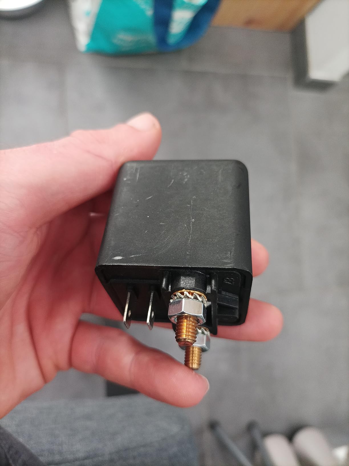 Works, but the red LED is bright