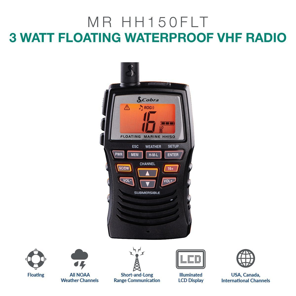 cobra-mr-hh150-flt-handheld-vhf-marine-radio-floating image 4