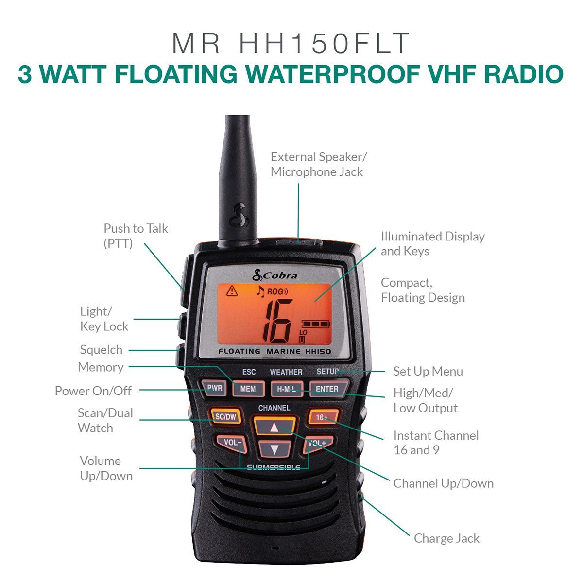 cobra-mr-hh150-flt-handheld-vhf-marine-radio-floating image 5