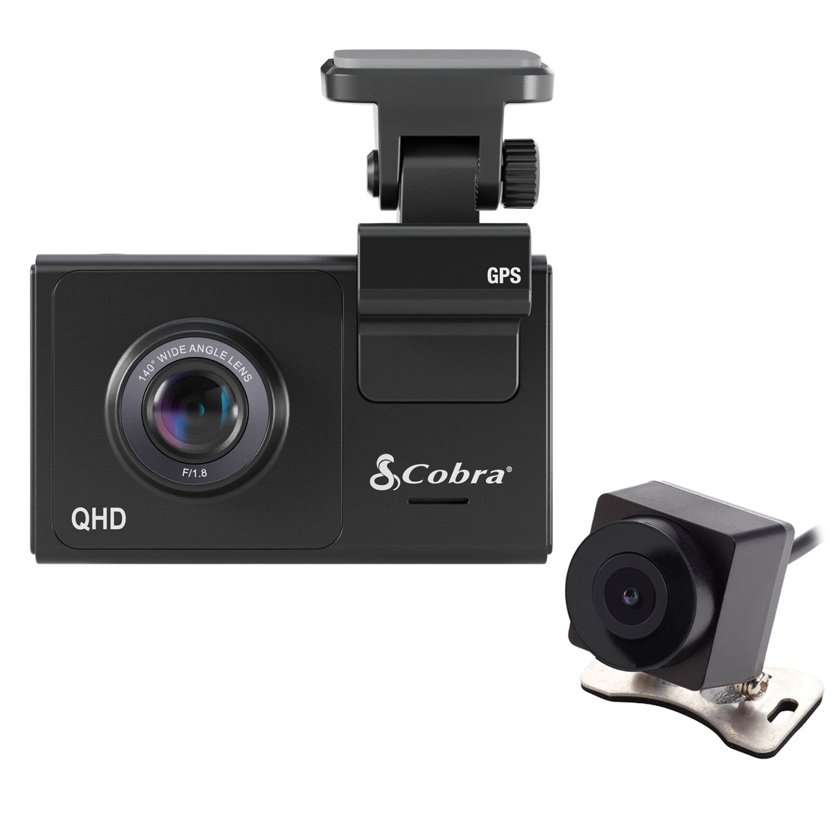 cobra-sc-200-rear-view-bundle-dash-cam-with-front-and-rear-cameras image 1