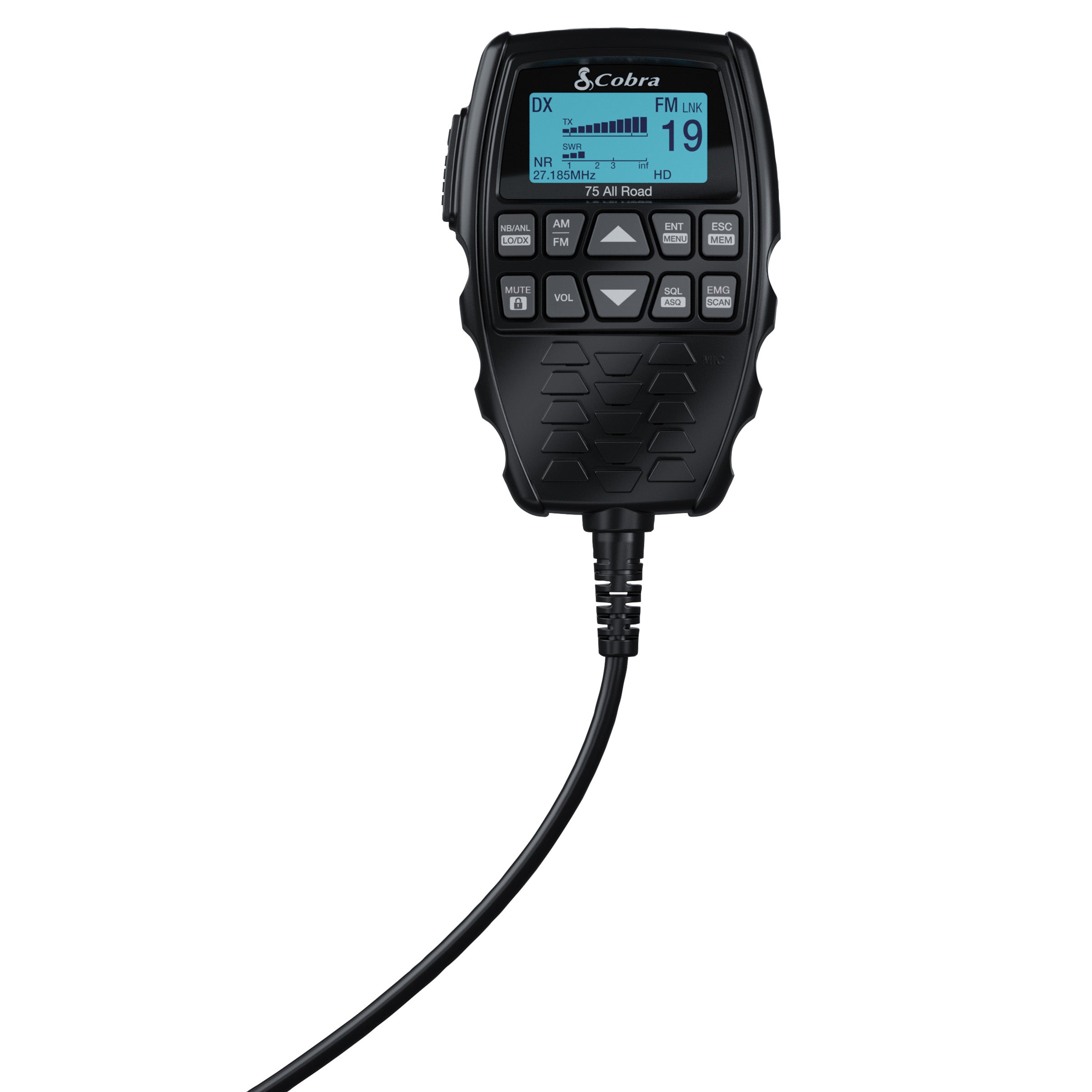 cobra-replacement-wireless-handset-for-75-all-road-cb-radio-ccba75hsr1 image 1