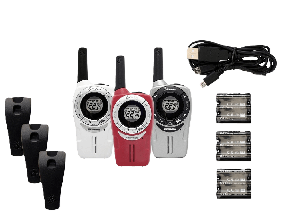 cobra-acxt360-3-pack-two-way-radios-25-mile-weatherproof-noaa-alerts image 2