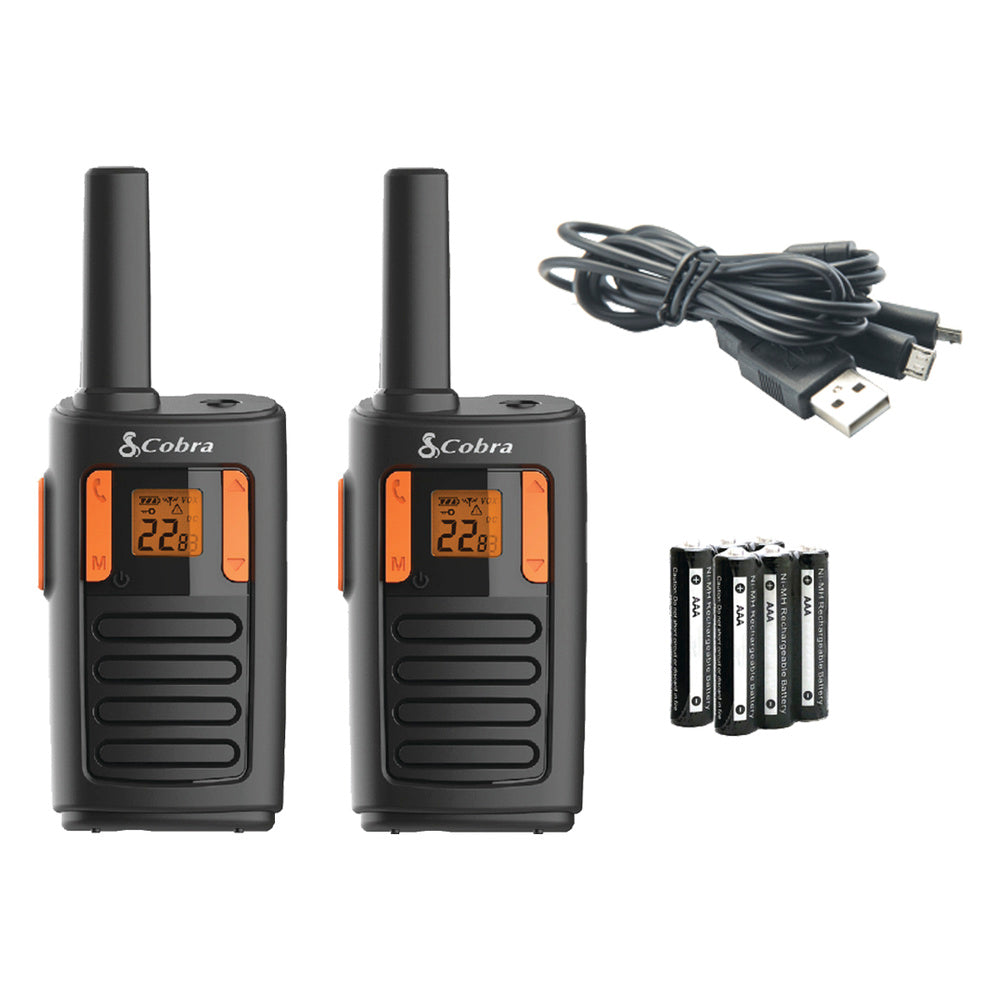 cobra-rx180-two-way-radio-22-channel-walkie-talkie-with-flashlight-weather-alert image 2