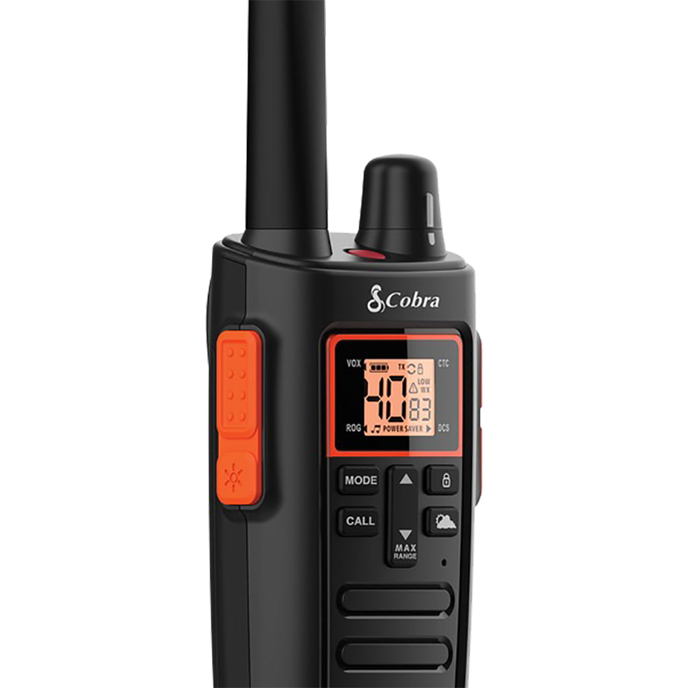 cobra-rx380-2-pack-weather-resistant-walkie-talkies-with-noaa-alerts-led-flashli image 2