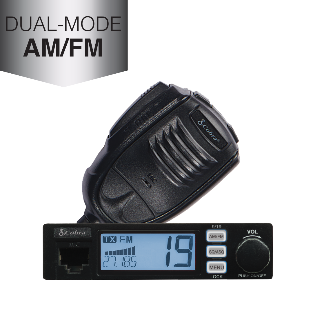 cobra-19-mini-am-fm-compact-cb-radio-with-color-lcd-display image 1