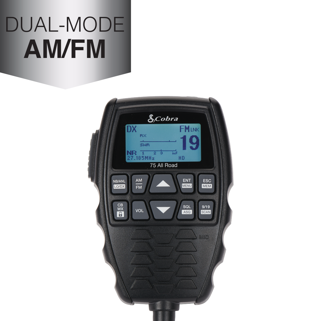cobra-75-all-road-wireless-cb-radio-bluetooth-am-fm-ip66-waterproof-digital-nois image 1