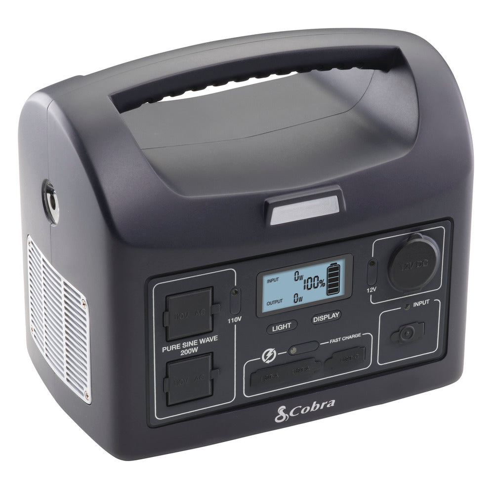 cobra-portable-power-station-200w-with-solar-recharge-and-pure-sine-wave image 4
