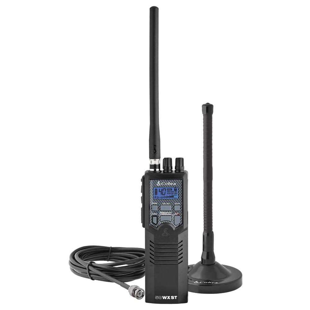 cobra-hh-rt-50-40-channel-cb-radio-with-magnetic-antenna-for-road-trips image 1