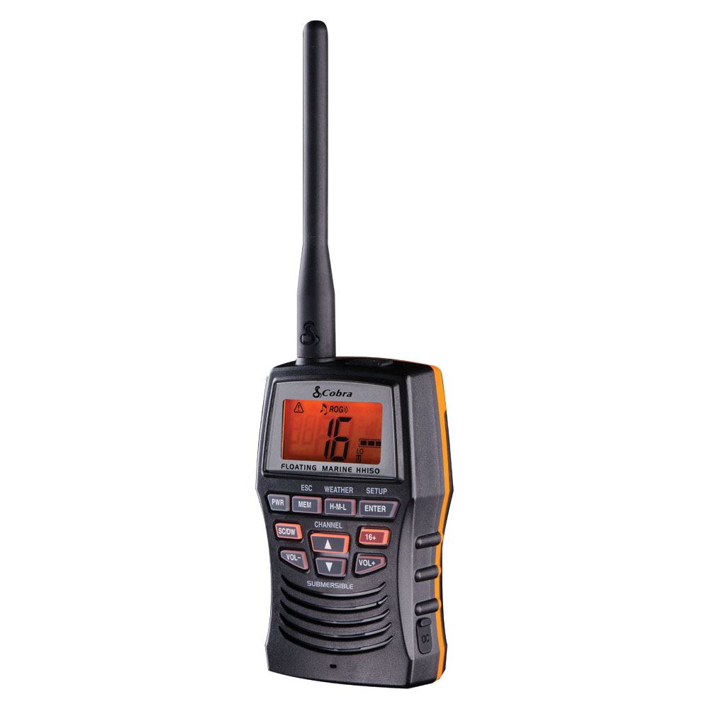 cobra-mr-hh150-flt-handheld-vhf-marine-radio-floating image 2