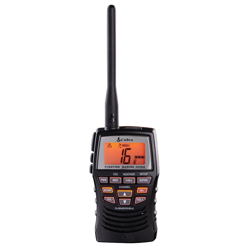 cobra-mr-hh150-flt-handheld-vhf-marine-radio-floating image 1