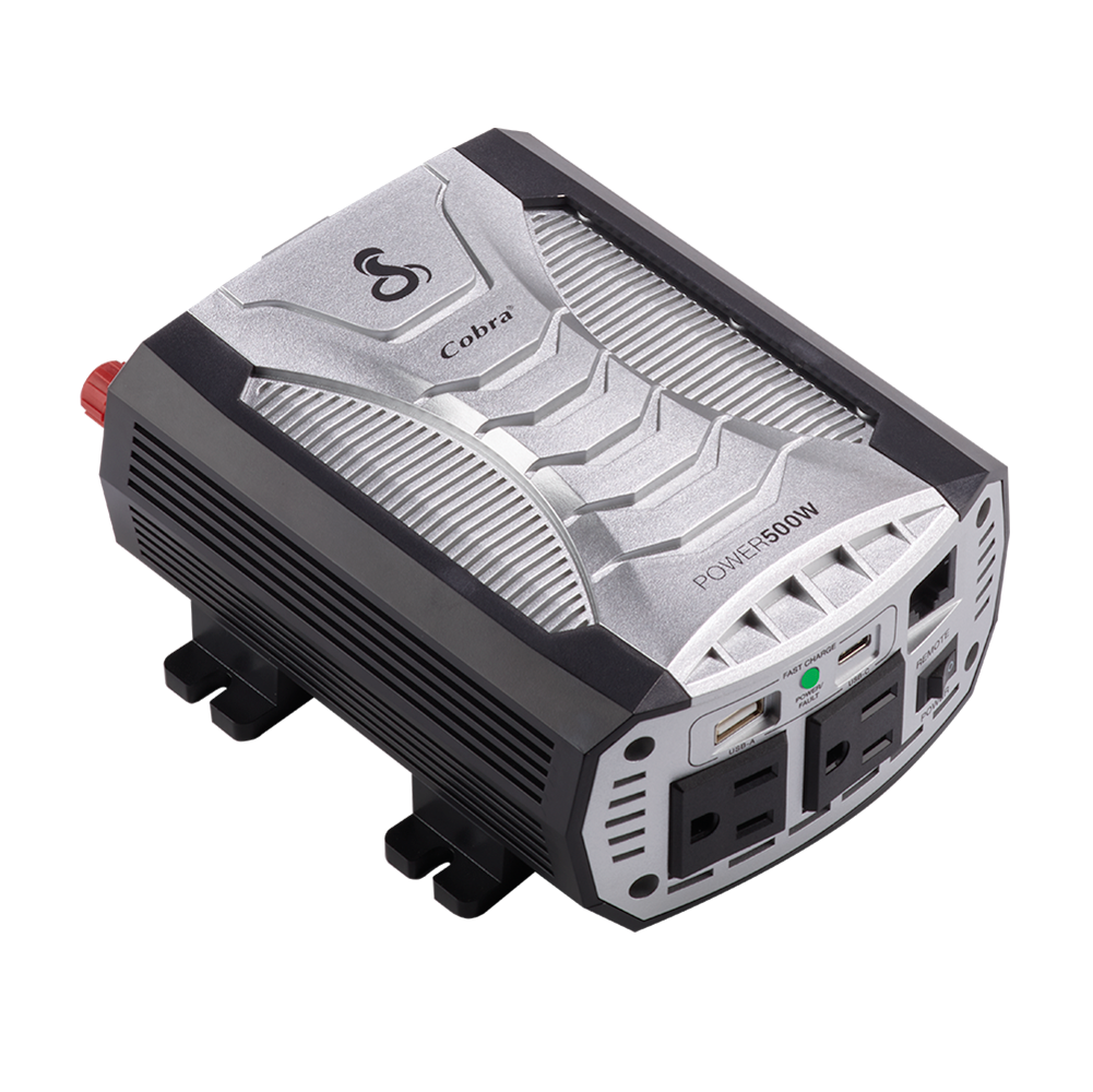 cobra-power-500w-multipurpose-power-inverter-with-fast-charge-usb image 2